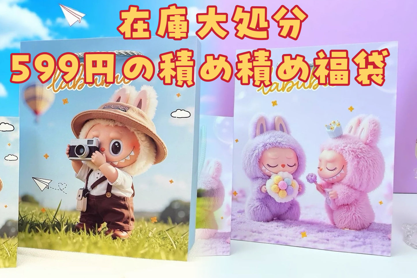 在庫大処分「詰め詰め福袋」残り2個(単品購入は不可ですので、ビーズの福袋と一緒にご注文ください。)